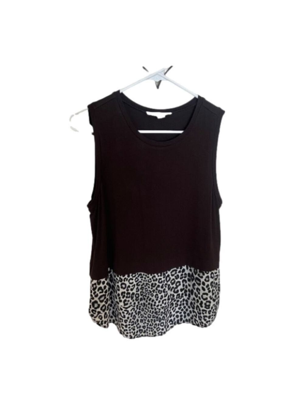 Michael Kors Women's Animal Print Tank Top Small